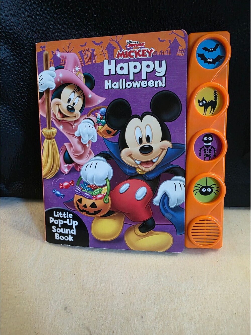 Disney Mickey Happy Halloween Pop-Up Sound Board Book PI Kids 2014 Working